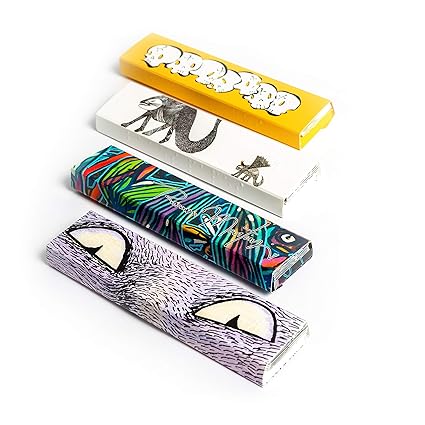 Artist Papes Nekomata Rolling Papers - 4X 33 King Size Slim Zigarettenpapier für Sammler und Connoisseure - Limitierte Editio