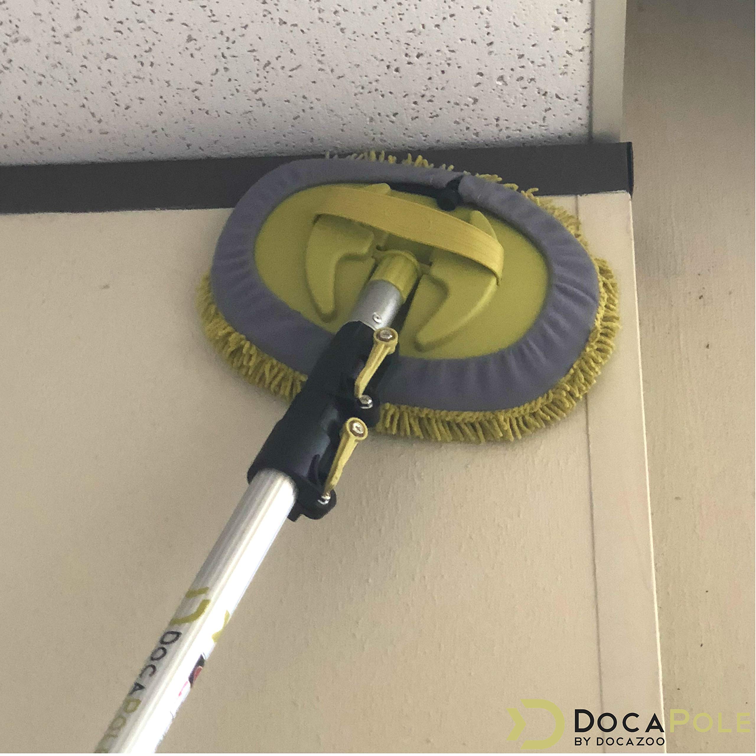 DOCA Car Wash Equipment - Car Wash Mop Attachment - Other Options Include Squeegee, Kit, Mitt, Soft Bristle Brush with or Without Long Handle Extension Pole