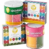 Wilton Gel Food Coloring and Sprinkles Decorating Kit, 10-Piece - Gel Food Colors, Sprinkles, and Bright Sugars