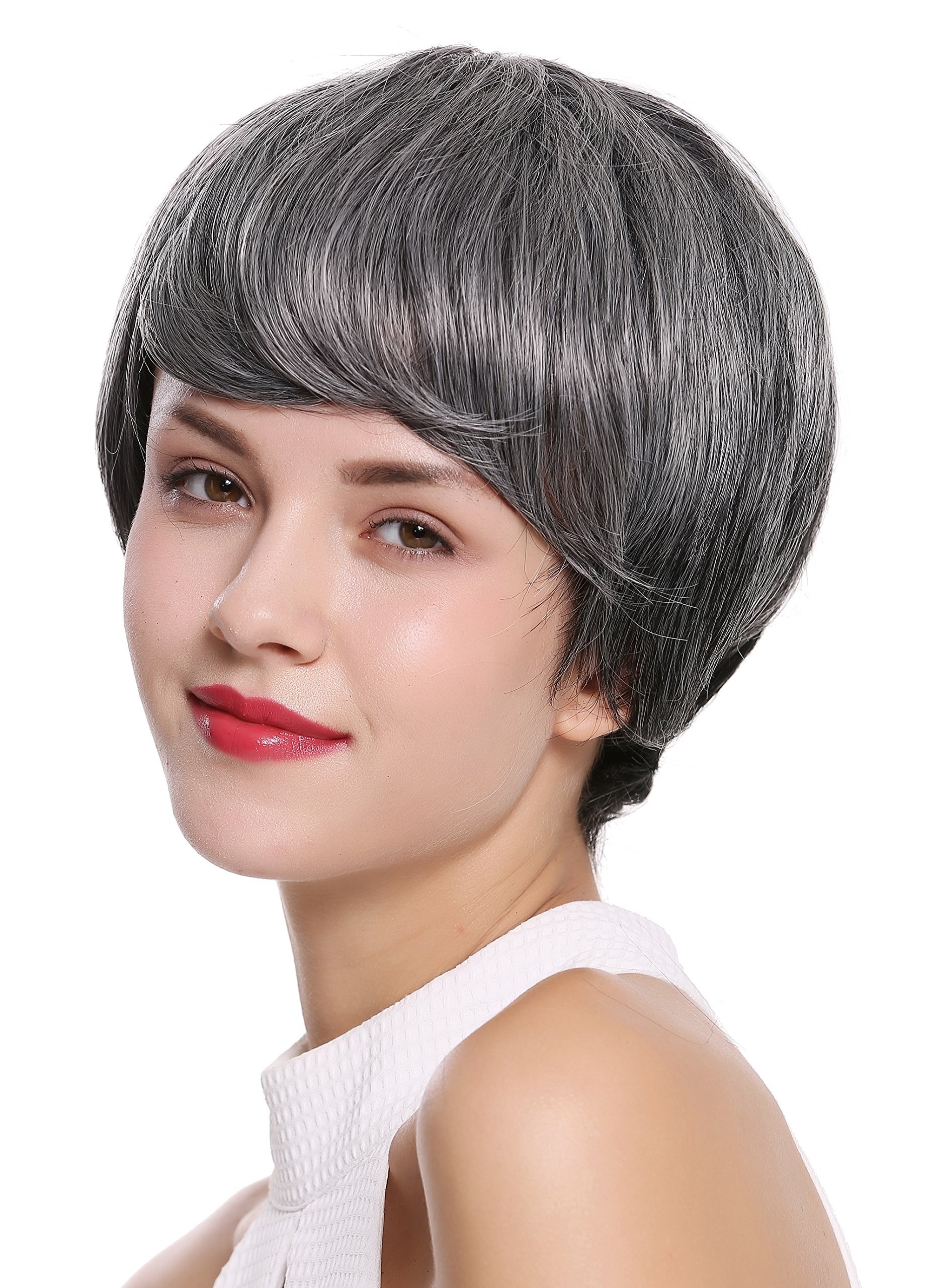 WIG ME UP - IRIS-DF1202 Lady Quality Wig short voluminous straight smooth dark gray