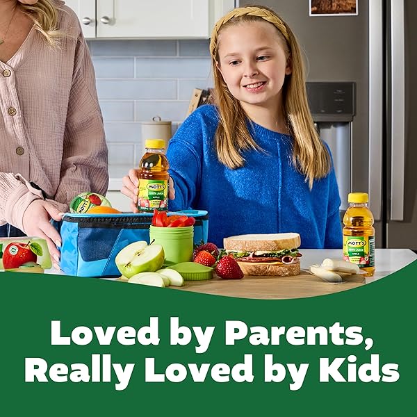 MOTT’S 100% ORIGINAL APPLE JUICE, 8 FL OZ BOTTLES, 24 COUNT (4 PACKS OF 6), 2 SERVINGS OF FRUIT, 100% FRUIT JUICE, GLUTEN-FREE, CAFFEINE-FREE, KOSHER, CONTAINS NO ARTIFICIAL COLORS OR SWEETENERS