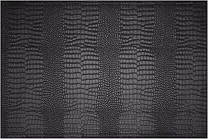 Jovono Faux Leather Hardboard Placemats, Set of 8 PU Table Mats, Easy to Clean, Heat & Stain Resistant for Office Conference Table,Dinging Home Decor