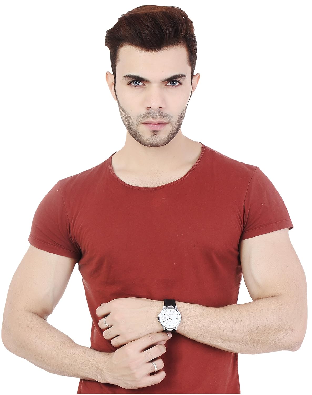 limestone analogue white dial men's & boy's watch - ls2707