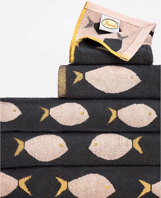 Anorak Fish Bathroom Towels Bath Towel Amazon.co.uk Kitchen & Home