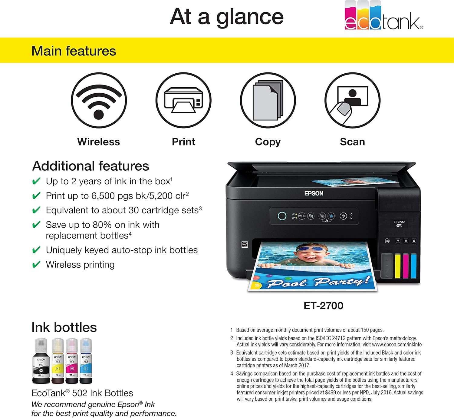 epson ecotank 2700