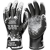 JDL Faux Mohair 100% Waterproof Winter Work Gloves for Men and Women – Extra Warm, Thermal Insulated Freezer Gloves