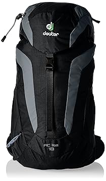 Deuter Herren Wanderrucksack AC Lite 18 Rucksack, Black-Titan, 54 x 30 x 18 cm, 18 L