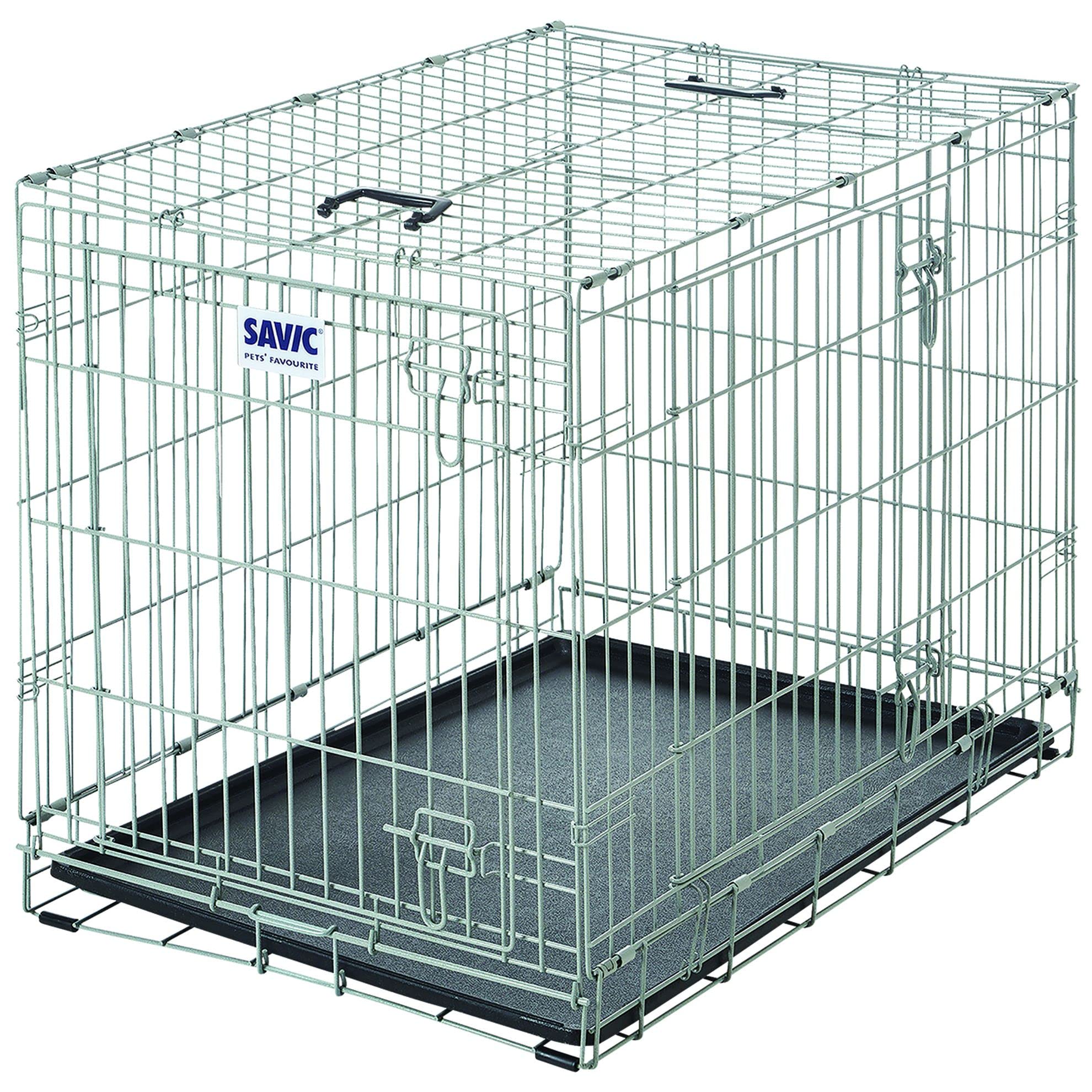 Savic Dog Residence Hammer Tone Crate, 107 x 70 x 79 cm