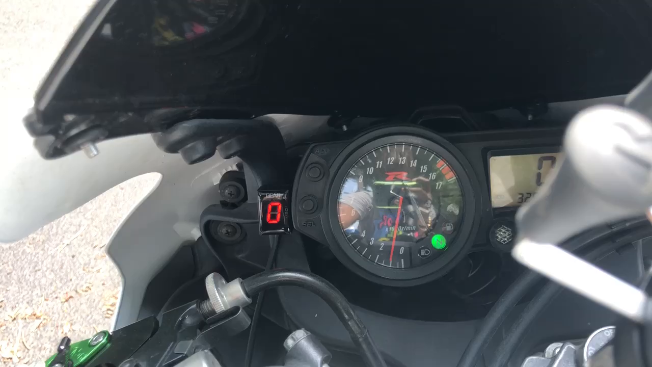 IDEA Waterproof Motorcycle Gear Indicator Plug & play Red