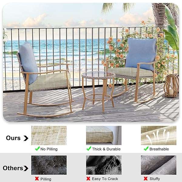 3PCS STRETCH OUTDOOR CUSHION COVER PATIO CUSHION COVER SOFA CUSHION COVERS OUTDOOR FURNITURE CUSHION COVER REPLACEMENT OUTDOOR CUSHION SLIPCOVERS SOFA SEAT COVER OUTDOOR FURNITURE CUSHION COVER