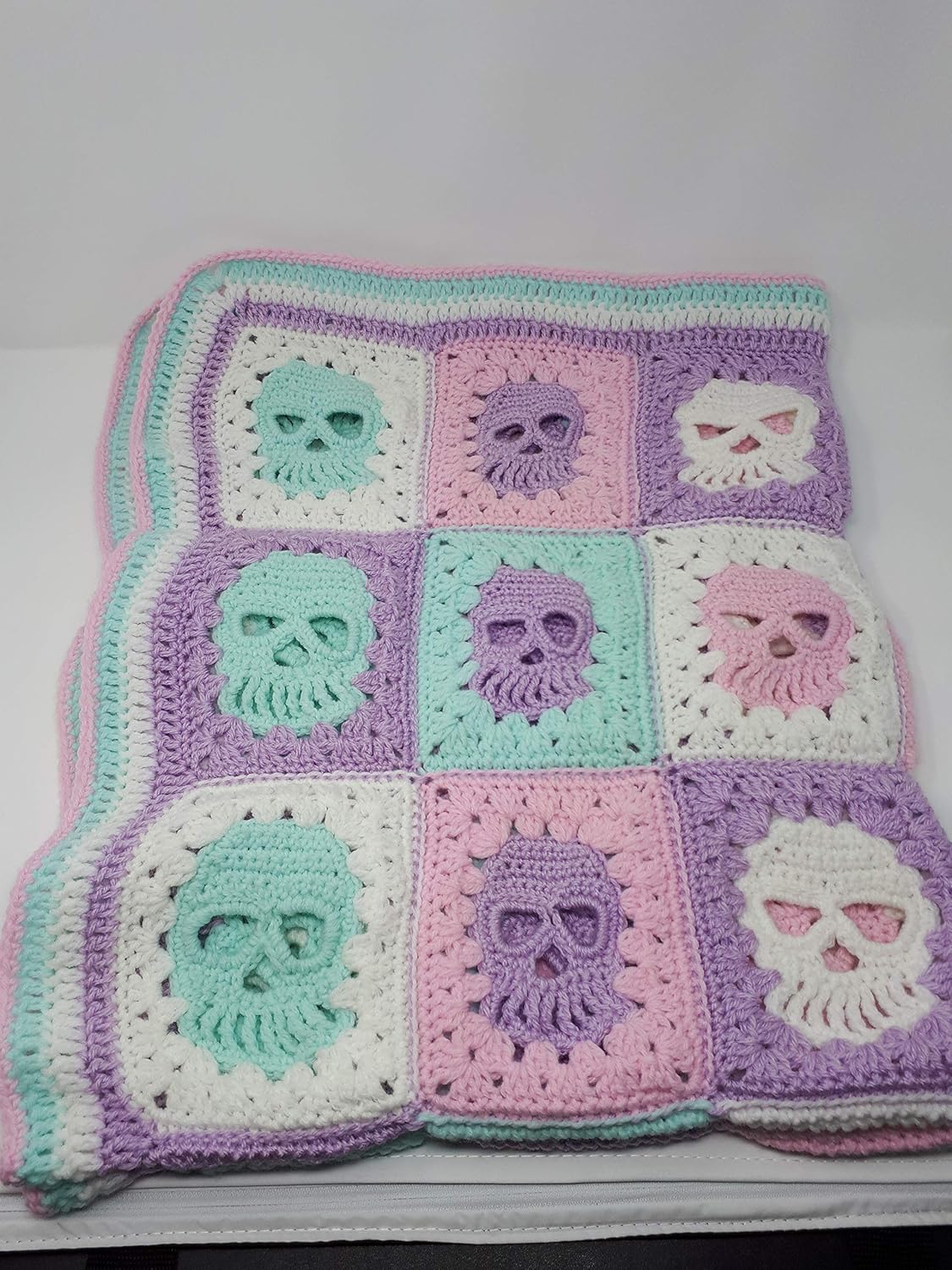 skull baby blanket