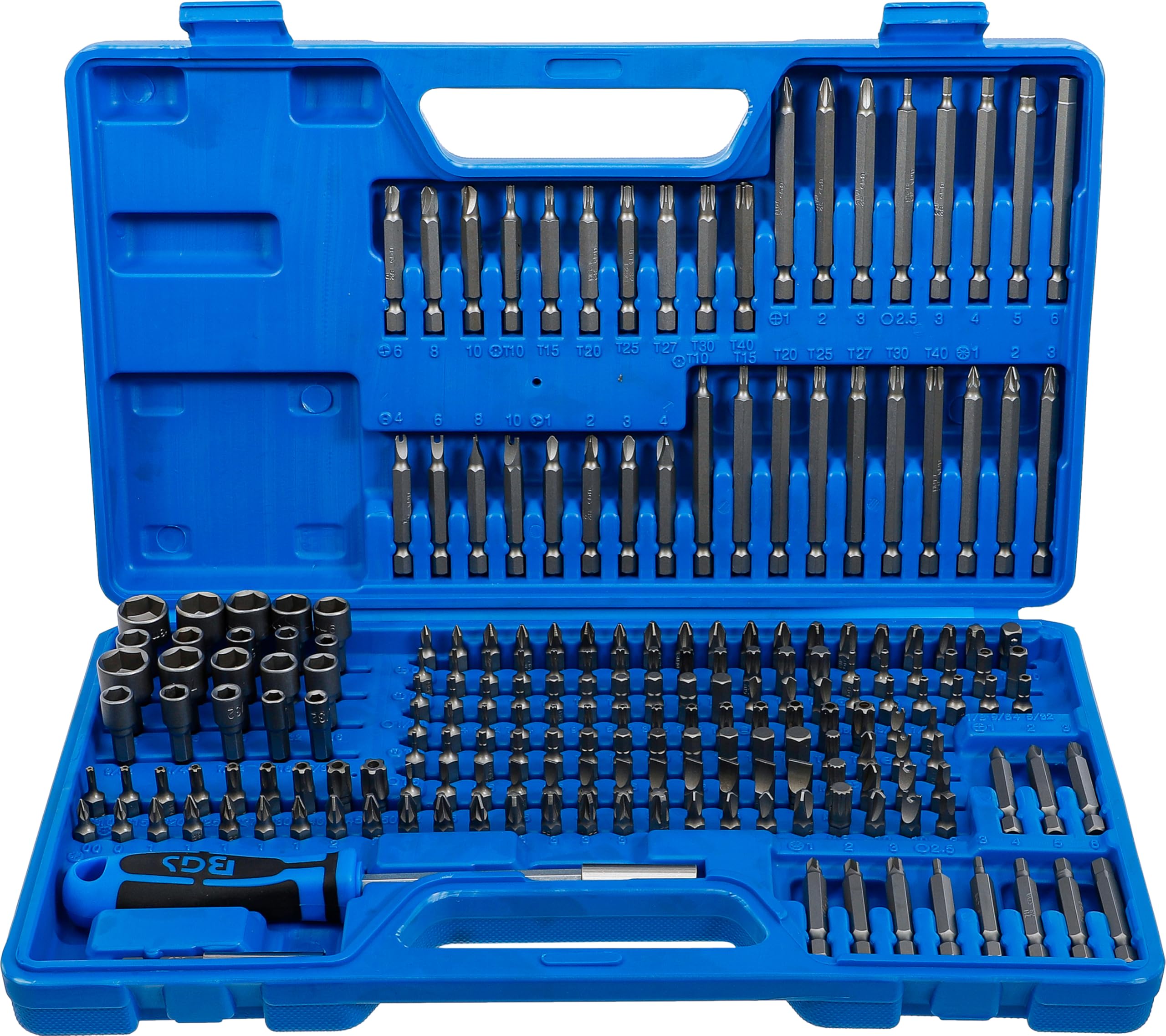 BGS 20103 | Universal-/Security Bit Set | 6.3 mm (1/4") Drive | 208 pcs.