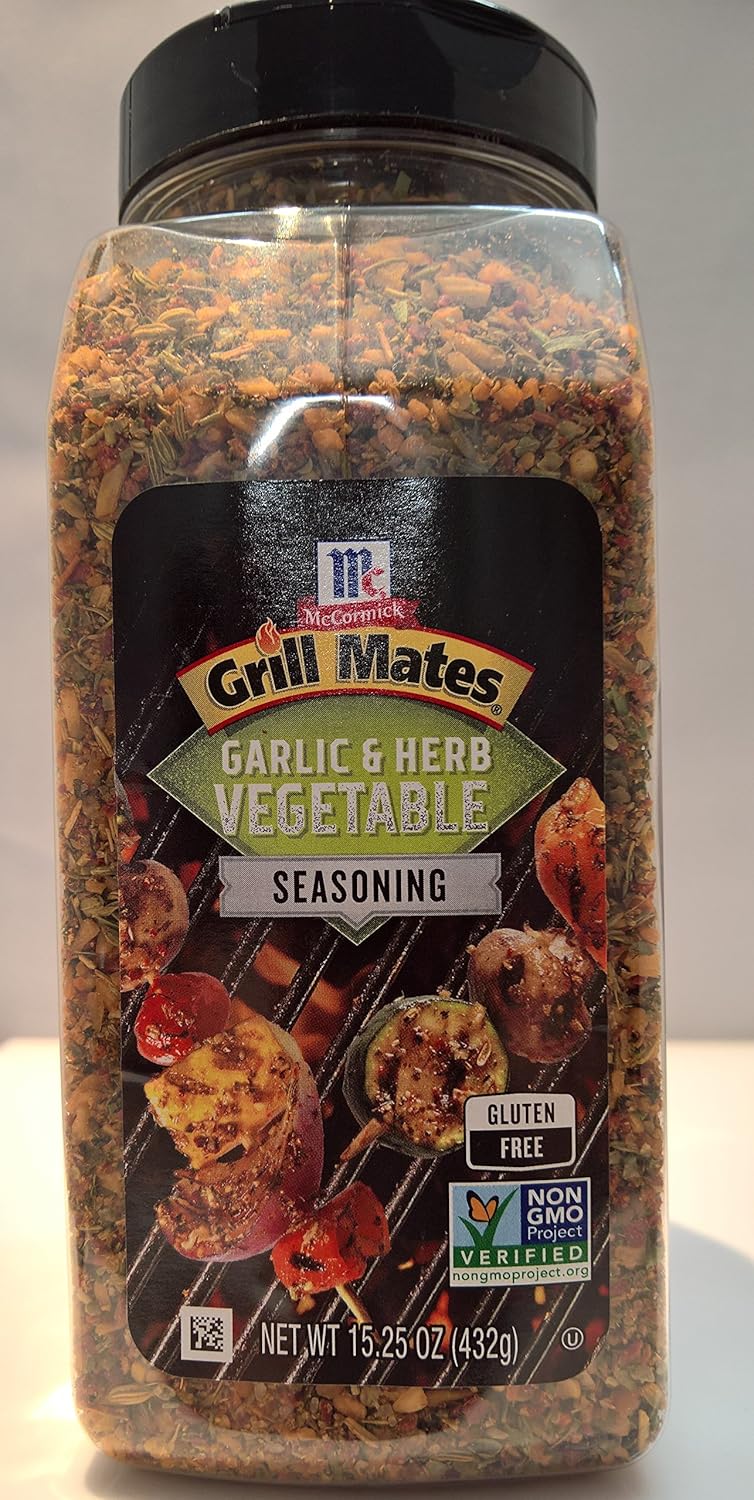 McCormick Grill Mates Garlic & Herb Vegetable Seasoning 432g Amazon.co