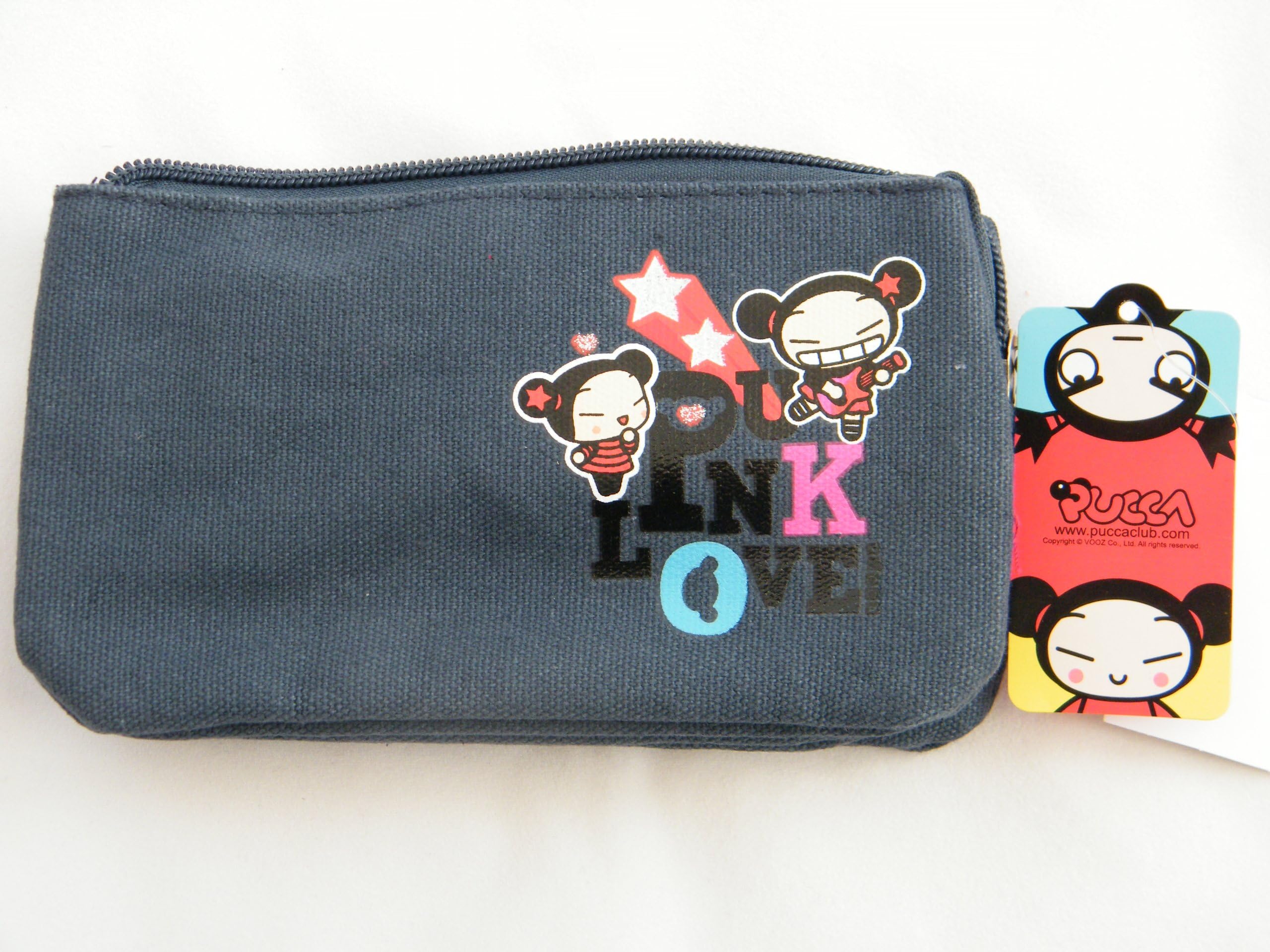 Punk Love Pucca Wallet Purse In Red Or Blue