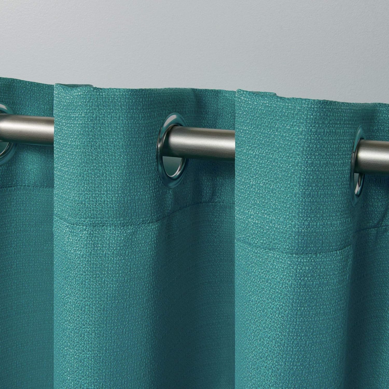 Exclusive Home Curtains Aztec Indoor Outdoor Grommet Top Curtain Panel Pair, 54x84, Azure