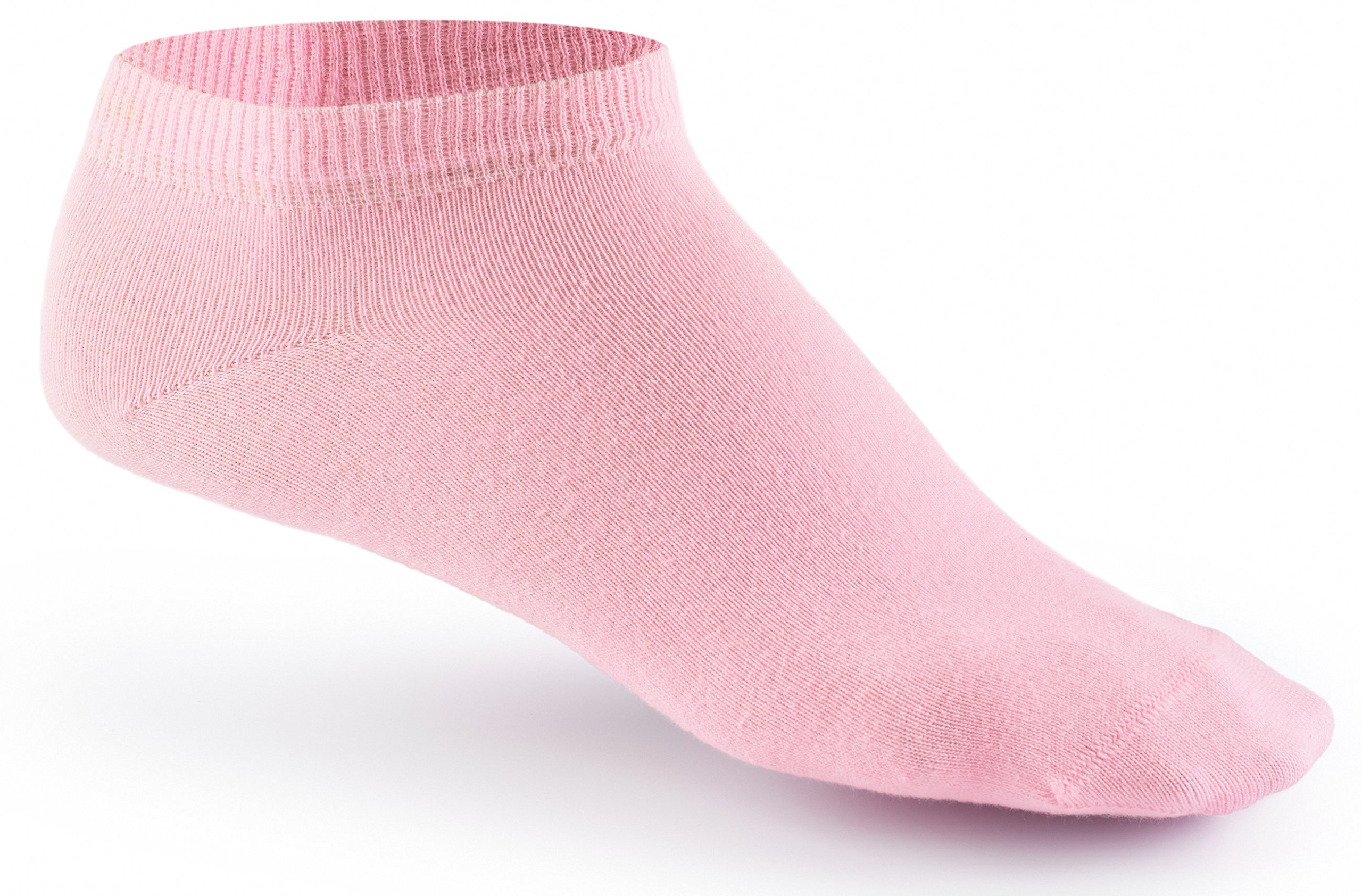 10 Paar Sneaker Socken von Mat & Vic\'s für Sie und Ihn - Cotton classic - 35 36 37 38 39 40 41 42 43 44 45 46 47 48 49 50 - bequem ohne drückende Naht - angenehmer Komfort-Bund - entspricht OEKO-TEX Standard 100 (35-38, Berry Colors / rosa