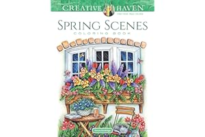 Creative Haven Spring Scenes Coloring Book