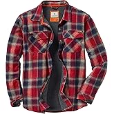 Legendary Whitetails Men's Thermal Lined Shirt Jacket Plaid Flannel Polyfill Insulated