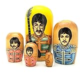 Beatles Sergeant Pepper Russian Nesting Handcrafted