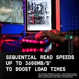 WD_BLACK SN750 NVMe SSD 1TB PCIe Gen4 Gaming Storage (3600MB/s) view 3