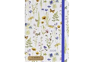 2026 Wildflower Garden Weekly Planner (16 months, Sept 2025 to Dec 2026)