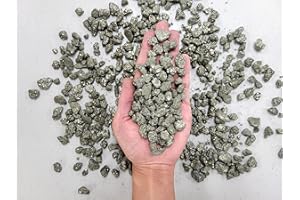 MINERALUNIVERSE 1/2 LB Pyrite Crystal Mini Chips Crystal Granules Fool's Gold Iron Pyrite Raw for Crafting Décor & Crystal Healing