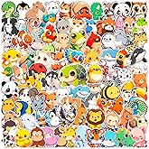 100 Pcs Chibi Cute Animal Stickers for Teens Adults Kids, Waterproof Vinyl Decal Pack for Water Bottle, Kawaii Cartoon Animal Sticker for Laptop,Luggage,Skateboard,Classroom Prizes,Party Decor