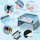 COOLJOY Travel Tray Kids Lap Tray with Storage and Erasable Surface view 4