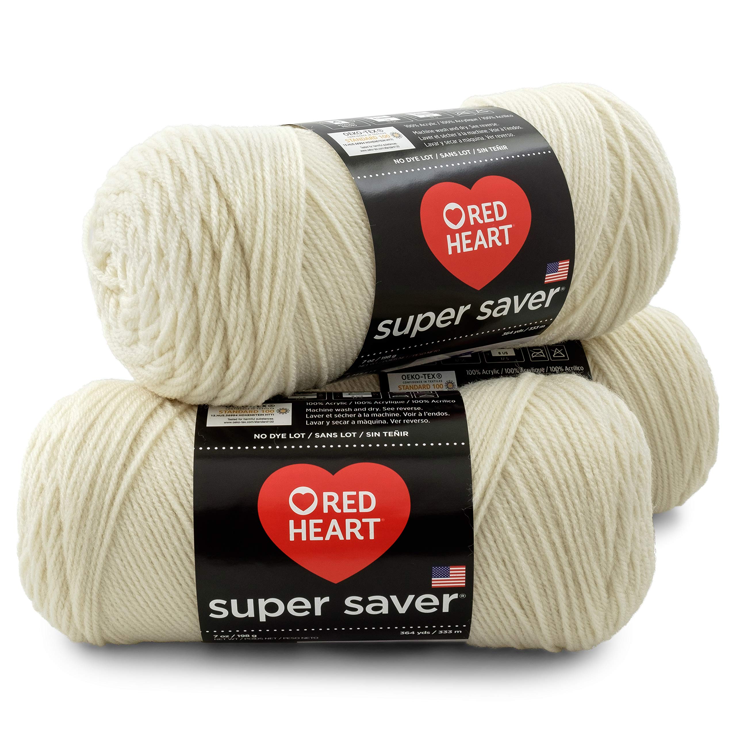 Photo 1 of RED HEART Super Saver 3-Pack yarn, ARAN 3 Pack