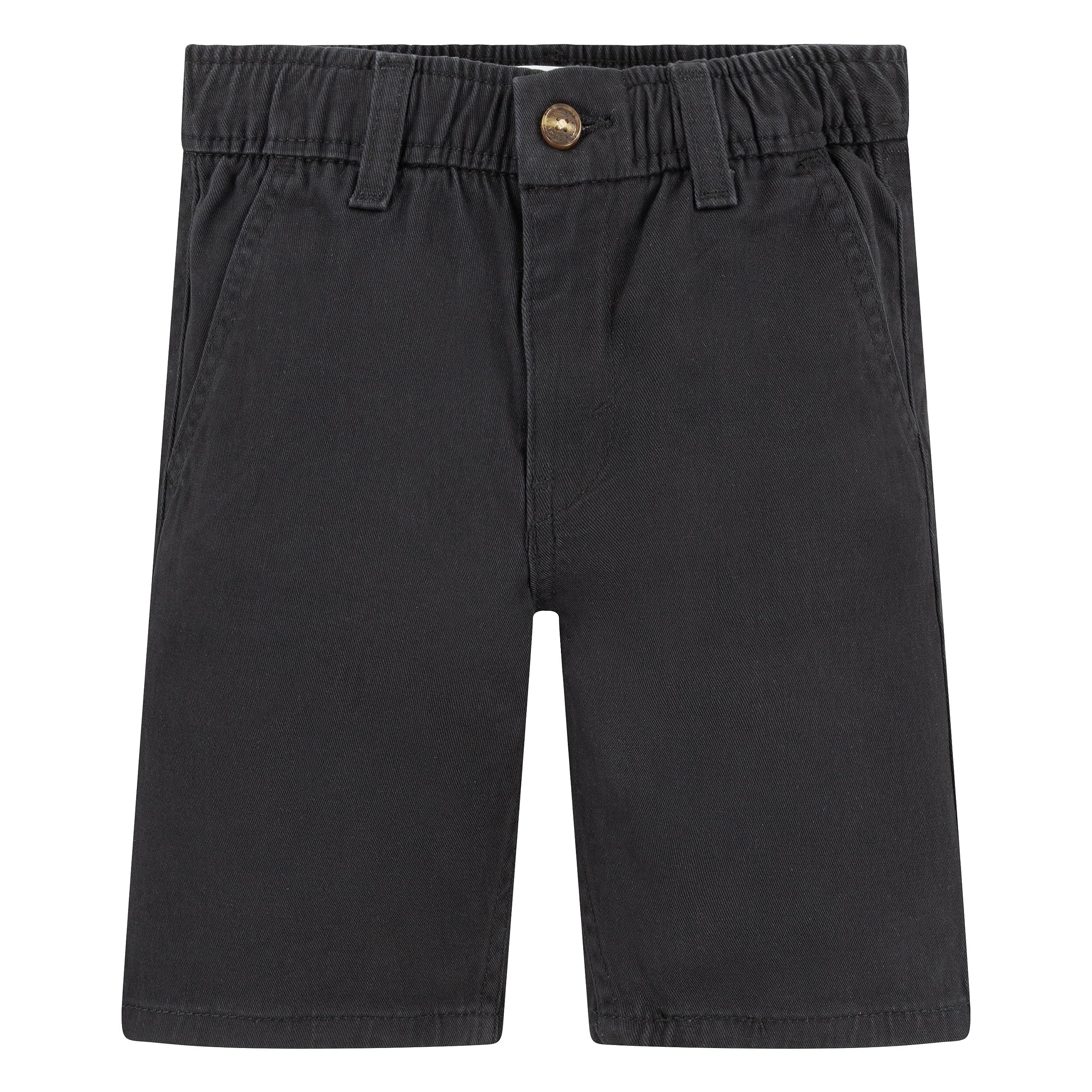 Photo 1 of Levi Strauss Signature Gold Boys' Pull On Uniform Shorts, Jet Black, X-Large