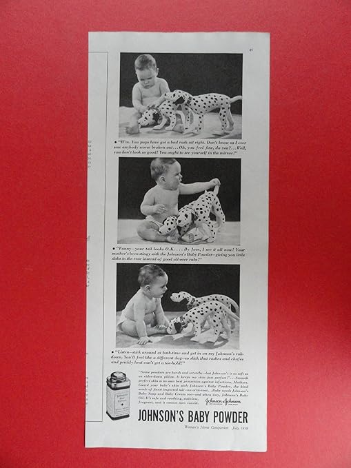 johnson baby powder on dogs