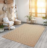the carpet Kansas Indoor Outdoor Rug Jute Look 240 x 340 cm Rhombus view 8