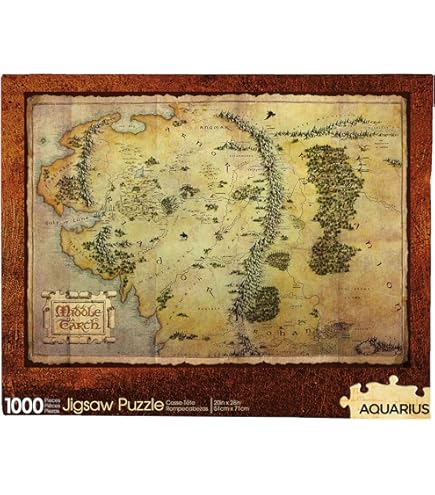 The Noble Collection Lord Of The Rings Ap Of Iddle Eartgh 1000 Piece - View #4