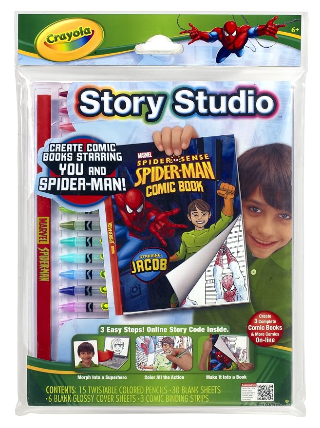 Crayola Story Studio - Spiderman: Amazon.co.uk: Toys &amp; Games