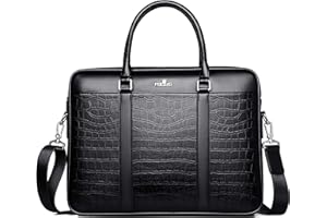 FSD.WG Briefcase Shoulder Laptop Business Slim Bags for Men Black