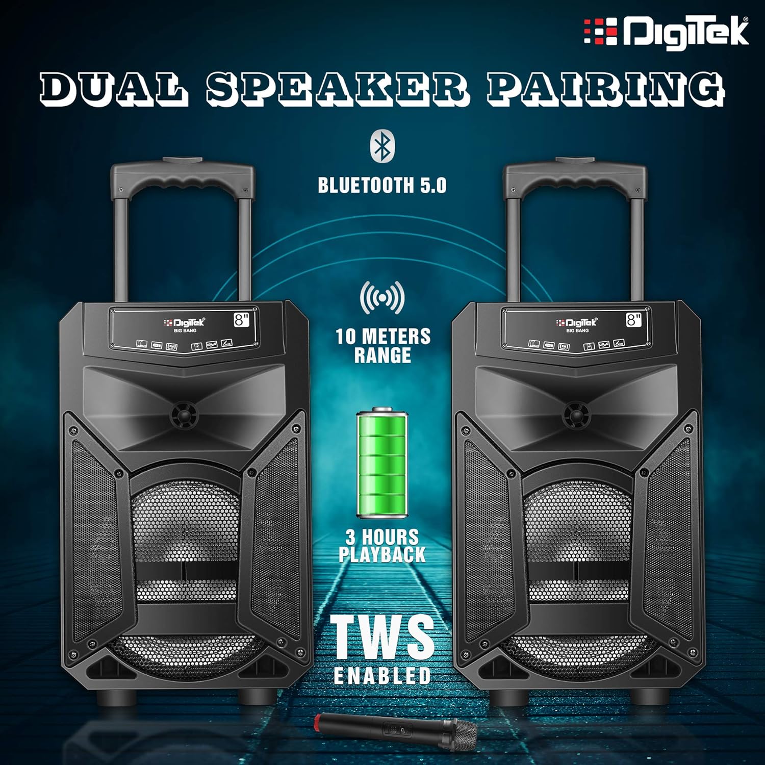 digitek trolley speaker