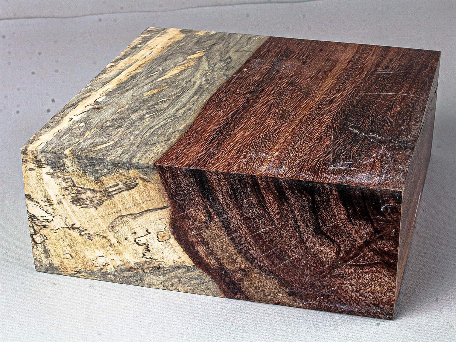 High Figured Purple Heart Tamarind Exotic Wood Turning Blank TAM1008