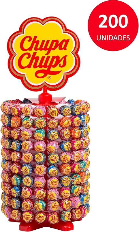 Original, Caramelo com Vara de Sabores Variados, Roda de 200 unidades de 12 gr. (Total 2.400 gr.)