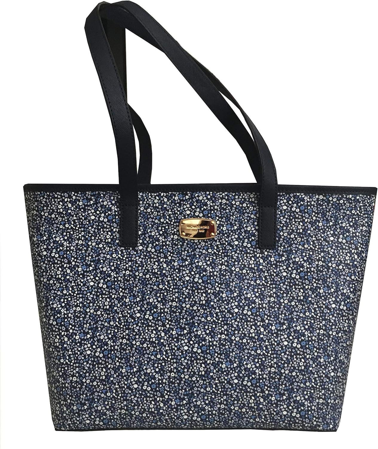 michael kors navy blue tote