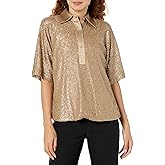 Trina Turk Women's Silk Blend Button Up Blouse