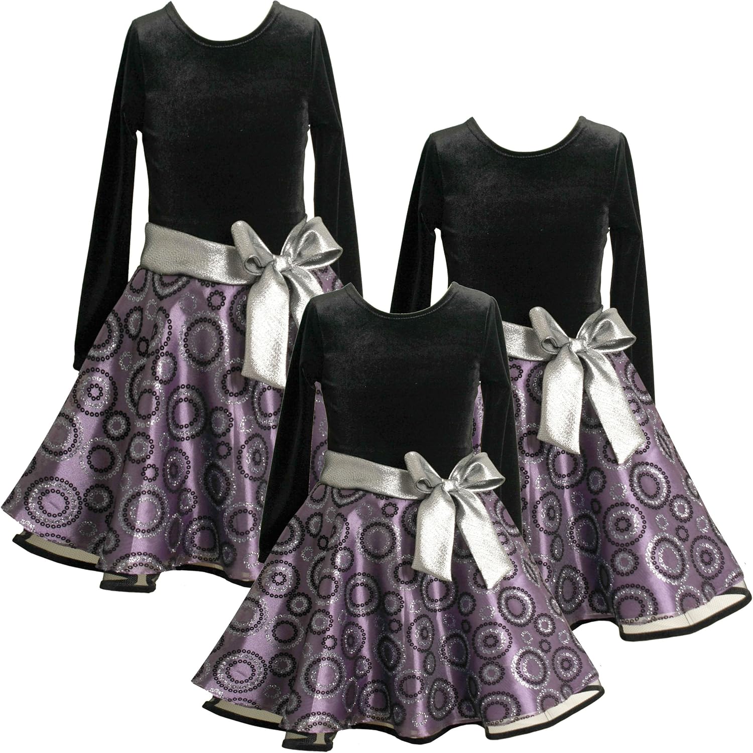 bonnie jean purple dress