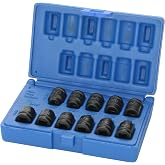 Grey Pneumatic (1211P) 3/8" Drive 11-Piece Pipe Plug Socket Set