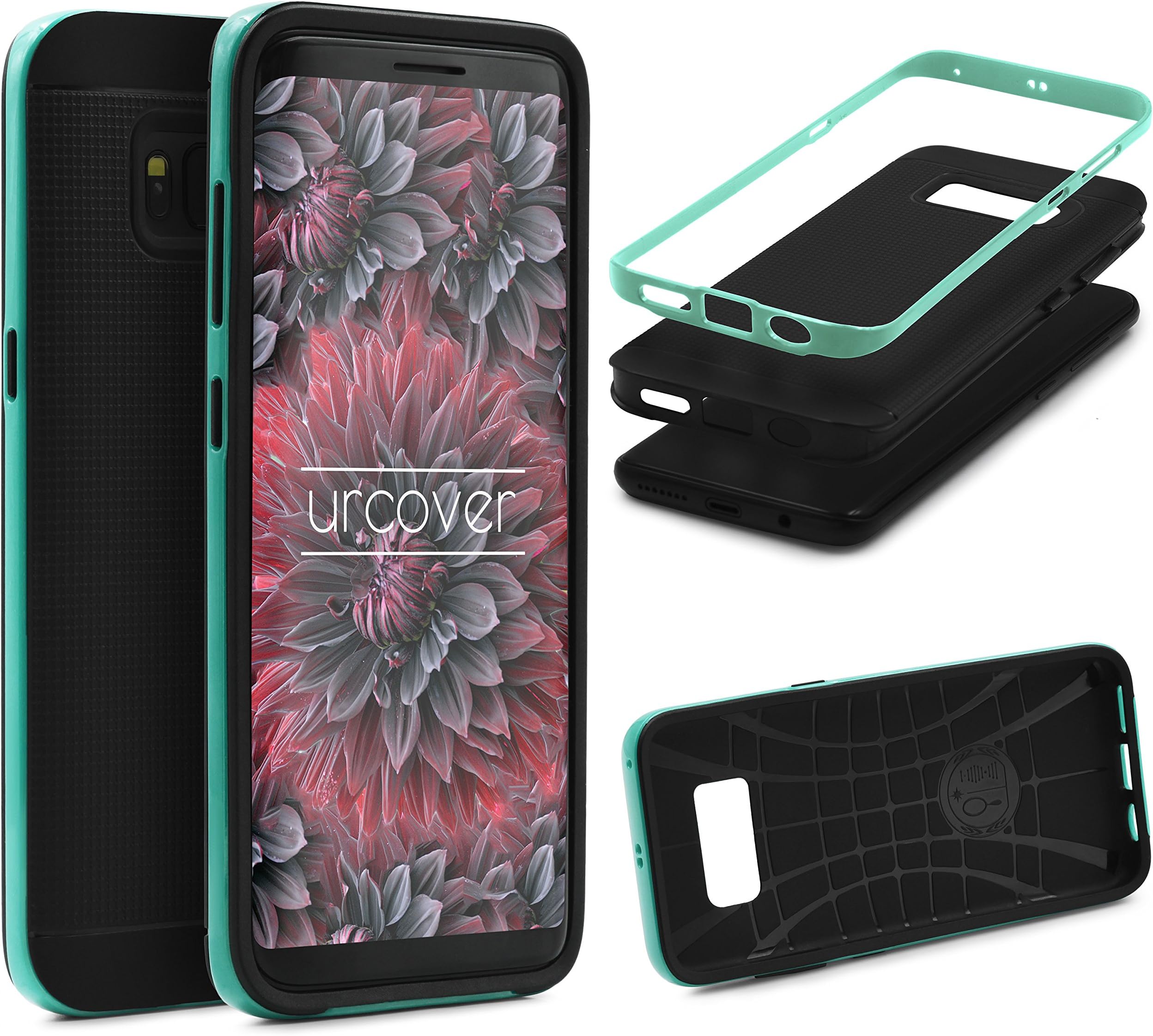 Galaxy S8 Plus Case Original Urcover Hybrid Series Case for Samsung Galaxy S8 Plus [TPU] Mint Green [Dual Layer] Flexible Protective BackCase [Hybrid Case] Tough Polycarbonate Smartphone Cover