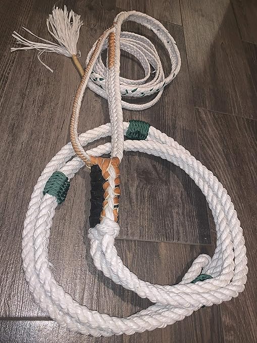 Alligator Bull Rope White Poly Custom PRO 9x7 RH Bull