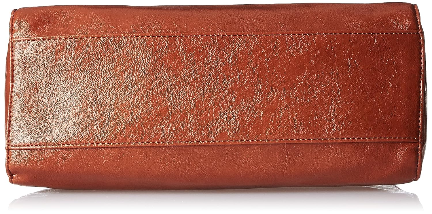 caprese women's monica satchel (rust)