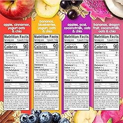 Happy Tot Organics Super Morning Variety Pack, 4