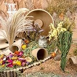 Niteangel Natural Flower Hamster Bedding 7.0 oz Small Pet Habitat Decor view 7