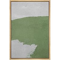 SIGNWIN Framed Canvas Print Wall Art Large Forest Green Shape Abstract Texture Illustrations Impressionism Contemporary for Living Room, Bedroom, Office - 16
