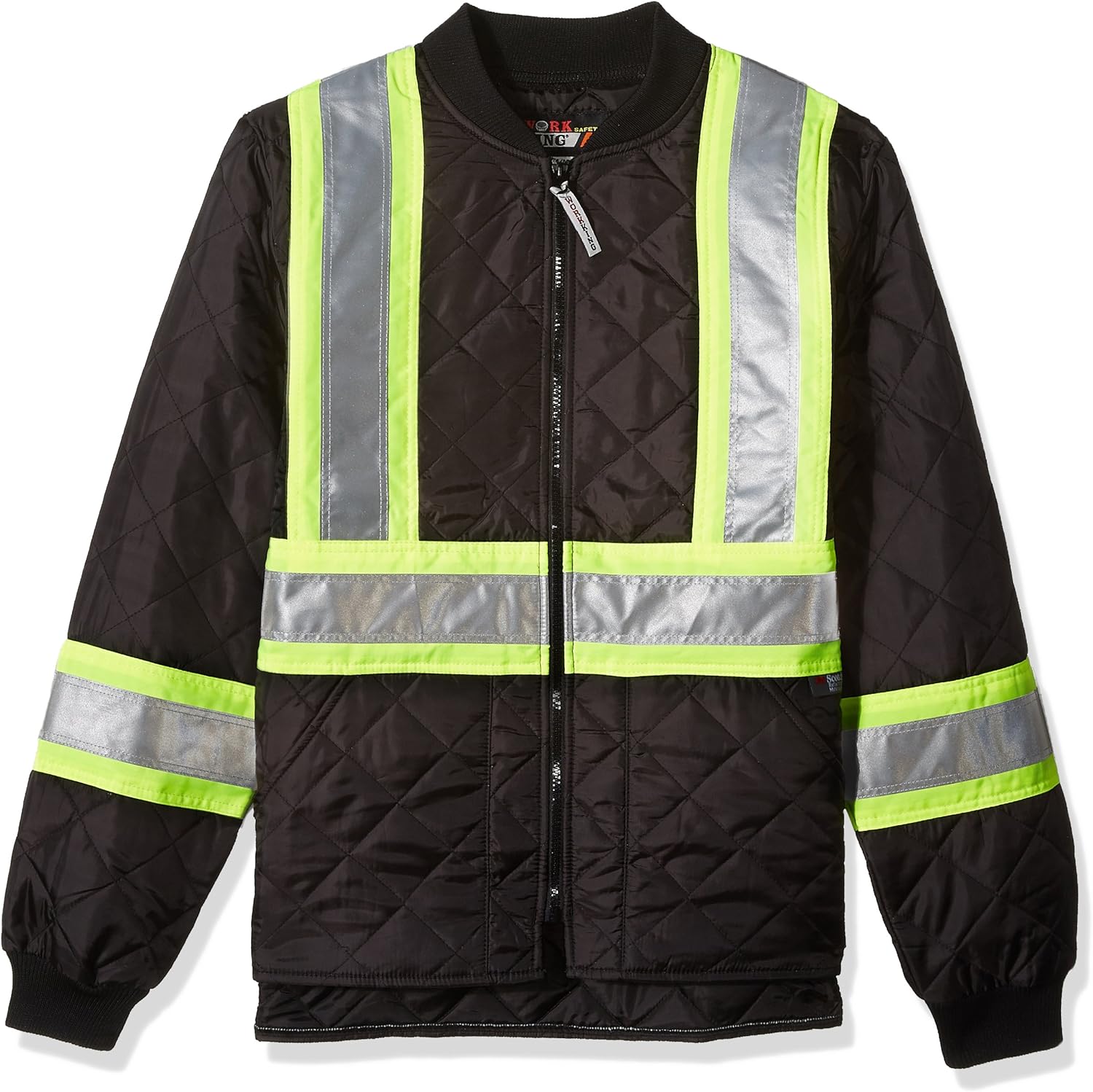 Work King Safety Mens Hi Vis Quilted Safety Jacket Amazon.ca Clothing