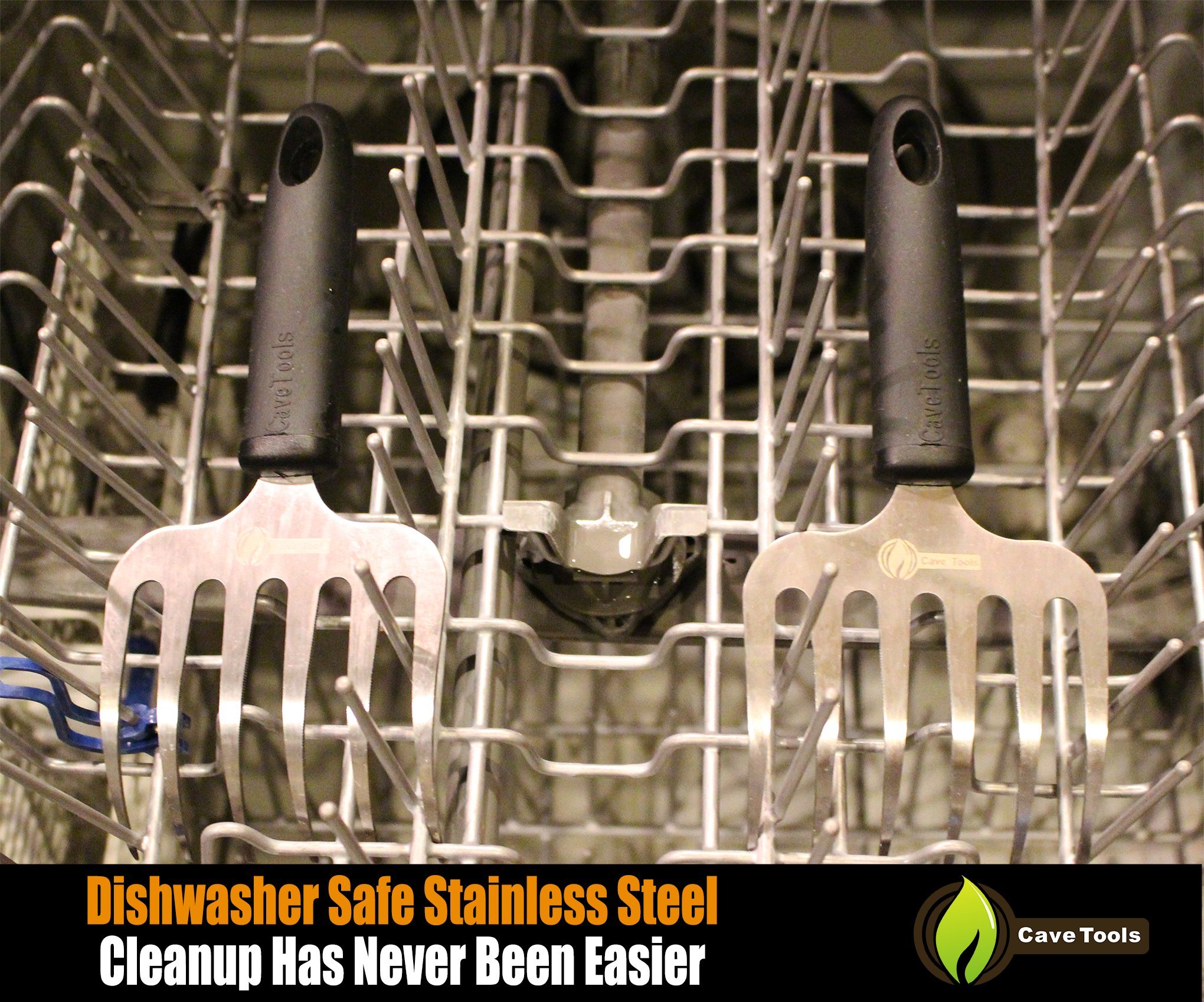 Cave Tools Pulled Pork Shredder Claws Stainless Steel BBQ Meat RAKES